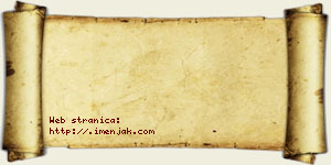 Željka Terzić vizit kartica